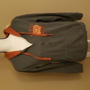 Women's Texas Longhorns half zip hoodie size M